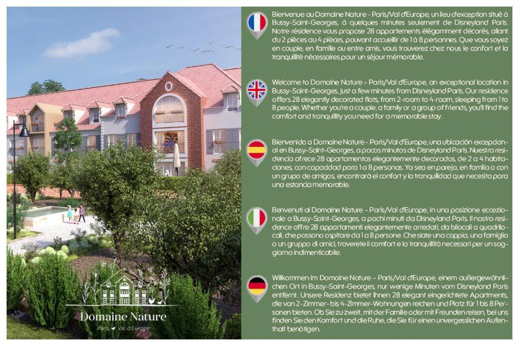 Domaine Nature - Paris/Val D'Europe Bussy-Saint-Georges Dış mekan fotoğraf